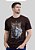 T-SHIRT MASCULINA - LEÃO YESHUA COROA - COR MARROM - Imagem 1