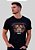T-SHIRT MASCULINA - LEÃO ELE VIVE COROA - COR PRETO - Imagem 3