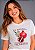 T-SHIRT FEMININA - EU ACREDITO NAS SUAS PROMESSAS - COR MARFIM - Imagem 1