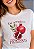 T-SHIRT FEMININA - EU ACREDITO NAS SUAS PROMESSAS - COR MARFIM - Imagem 5