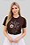 T-SHIRT FEMININA - ESCOLHIDA AMADA PERDOADA - COR MARROM - Imagem 1