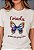 T-SHIRT FEMININA - CRIADA PARA UM PROPÓSITO - COR MARFIM - Imagem 5
