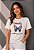 T-SHIRT FEMININA - CRIADA PARA UM PROPÓSITO - COR MARFIM - Imagem 1
