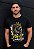 T-SHIRT MASCULINA - FORTE E CORAJOSO - COR PRETO - Imagem 1