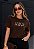 T-SHIRT FEMININA - JESUS MEU LUGAR SEGURO - COR MARROM - Imagem 5