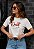 T-SHIRT FEMININA - DEUS É A MINHA ESPERANÇA - COR MARFIM - Imagem 7