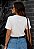 T-SHIRT FEMININA - DEUS É A MINHA ESPERANÇA - COR MARFIM - Imagem 6