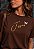 T-SHIRT FEMININA - JESUS BORBOLETA - COR MARROM - Imagem 1