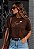 T-SHIRT FEMININA - JESUS BORBOLETA - COR MARROM - Imagem 7