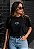 T-SHIRT FEMININA - O AMOR ME AMOU MINIMALISTA - COR PRETO - Imagem 6
