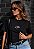 T-SHIRT FEMININA - O AMOR ME AMOU MINIMALISTA - COR PRETO - Imagem 8