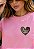 T-SHIRT FEMININA -JESUS SALMOS 147:3 - COR ROSA - Imagem 5