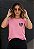 T-SHIRT FEMININA -JESUS SALMOS 147:3 - COR ROSA - Imagem 1