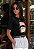 T-SHIRT FEMININA - DEUS É AMOR FLORES - COR PRETO - Imagem 5
