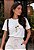 T-SHIRT FEMININA - CRUZ LAÇO JOÃO 3:16 - COR MARFIM - Imagem 5