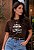T-SHIRT FEMININA - EU NÃO MERECIA NADA - COR MARROM - Imagem 5