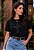 T-SHIRT FEMININA - JESUS VIVE CRUZ - COR PRETO - Imagem 5