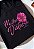 T-SHIRT FEMININA - FLOR ROSA MULHER VIRTUOSA - COR PRETO - Imagem 3