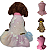 Vestido Pet de Microfibra SEM MANGA - Estampas Sortidas - Imagem 1