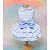 Roupa Pet - Vestido Poá Azul - Imagem 2