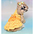 Roupa Pet - Vestido Poá Amarelo - Imagem 1