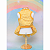 Roupa Pet - Vestido Poá Amarelo - Imagem 3