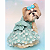 Roupa Pet - Vestido Floral Verde - Imagem 1