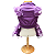 Roupa Pet - Vestido Floral Lilás - Imagem 3