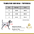 Coleira Peitoral Pet com Guia - Jeans - Imagem 5