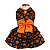 Roupa Pet - Vestido Morticia Halloween - Imagem 2