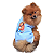 Roupa Pet - Diego Modelo Regata Moletom - Imagem 1
