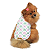 Roupa Pet - Maya Modelo Regata Moletom - Imagem 1