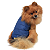 Roupa Pet - Colete Puffer Azul Marinho Forrado - Imagem 1