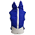 Roupa Pet - Colete Puffer Azul Forrado - Imagem 4