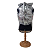 Roupa Pet - Colete Puffer Prata Forrado - Imagem 3