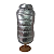 Roupa Pet - Colete Puffer Prata Forrado - Imagem 1