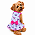 Roupa Pet Um Vestido Verão Estampas Sortidas com Laço - Imagem 7