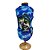 Roupa Pet Pescão Azul camuflado Regata Dryfit proteção uv - Imagem 3