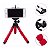 Suporte Tripé Celular Vermelho 18cm Flexível Selfie Flexi - Imagem 1