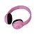 Headset Infantil Pop Rosa Bluetooth Acolchoado Hs314 Oex - Imagem 1