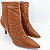 Bota Zurique - Bota Couro Cor Camel Cano Médio Salto Fino - Imagem 3