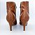 Bota Zurique - Bota Couro Cor Camel Cano Médio Salto Fino - Imagem 7
