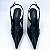 Slingback Mônaco - Slingback Preto com Transparência Salto Fino - Imagem 3