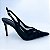 Slingback Mônaco - Slingback Preto com Transparência Salto Fino - Imagem 7