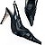 Slingback Mônaco - Slingback Preto com Transparência Salto Fino - Imagem 4