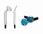Kit Facial Eletrodo Cebolão, Eletrodo Cauterizador E Par Esfera Azul Gliter - Imagem 1