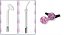 Kit Facial Eletrodo Cebolão, Eletrodo Cauterizador E Par Esfera Rosa Gliter - Imagem 2