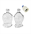 Kit Ventosas De Vidro Corporal Sino E Bico De Pato + Conector de Ventosa - Imagem 1