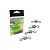 Girador de Pesca com Rolamento Black Nickel Press Rolling Swivel  Maruri - Imagem 1