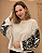 Blusa com Mangas Bordadas em Relevo - Imagem 4